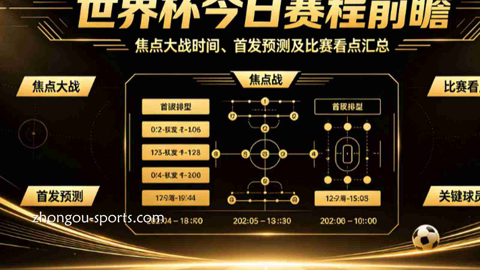 世界杯今日赛程前瞻：焦点大战时间、首发预测及比赛看点汇总