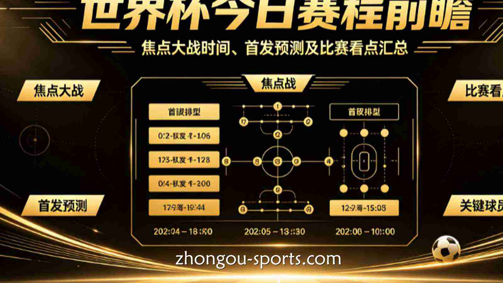 世界杯今日赛程前瞻：焦点大战时间、首发预测及比赛看点汇总